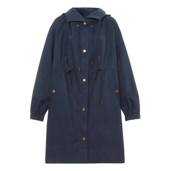 NEW SOEUR osaka coat in navy - Picture 4 of 7